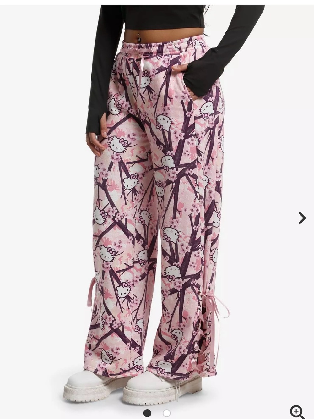 Hello Kitty sweat pantCherry Blossom Camo Wide Leg Lounge Pants (sold out online